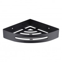 Полка корзина угловая Grocenberg AC0093BL, черный матовый