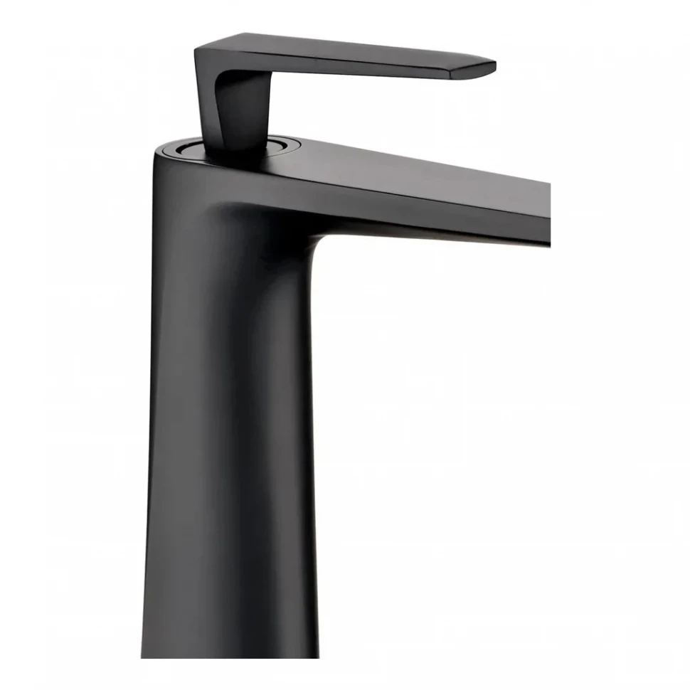 Смеситель для раковины высокий Grocenberg GB3025, черный матовый