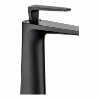 Смеситель для раковины высокий Grocenberg GB3025, черный матовый