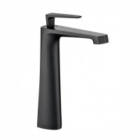 Смеситель для раковины высокий Grocenberg GB3025, черный матовый