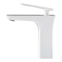 Смеситель для раковины Grocenberg GB1001N, белый/хром