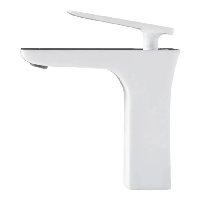 Смеситель для раковины Grocenberg GB1001N, белый/хром