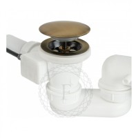 Сифон для ванны полуавтоматический FILARETE FL80, бронза