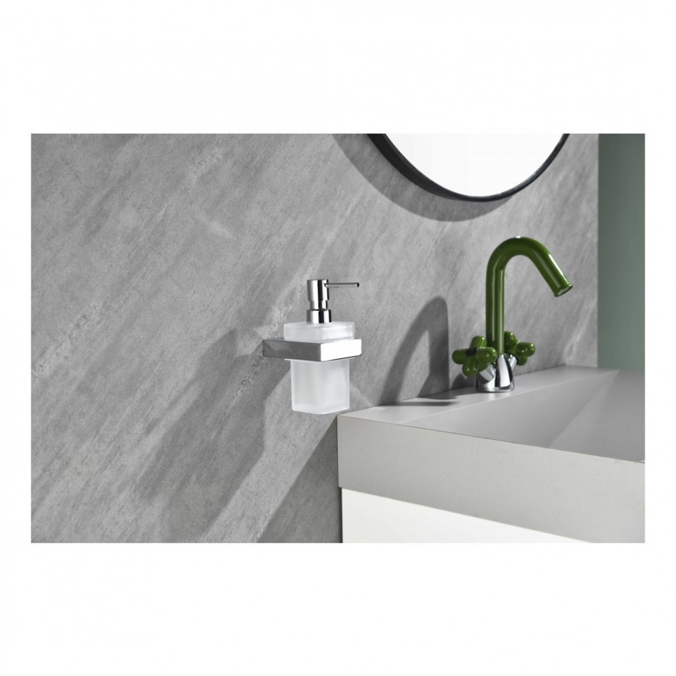 Настенный дозатор для жидкого мыла Grocenberg AC0028, хром