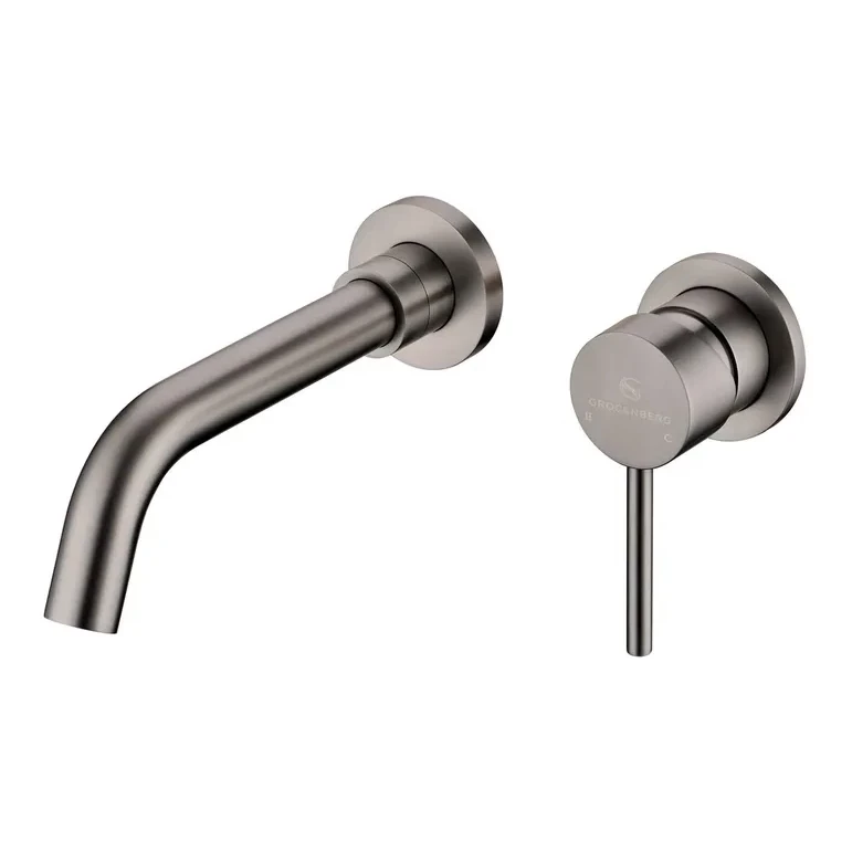 Смеситель встраиваемый для раковины Grocenberg GB511, графит