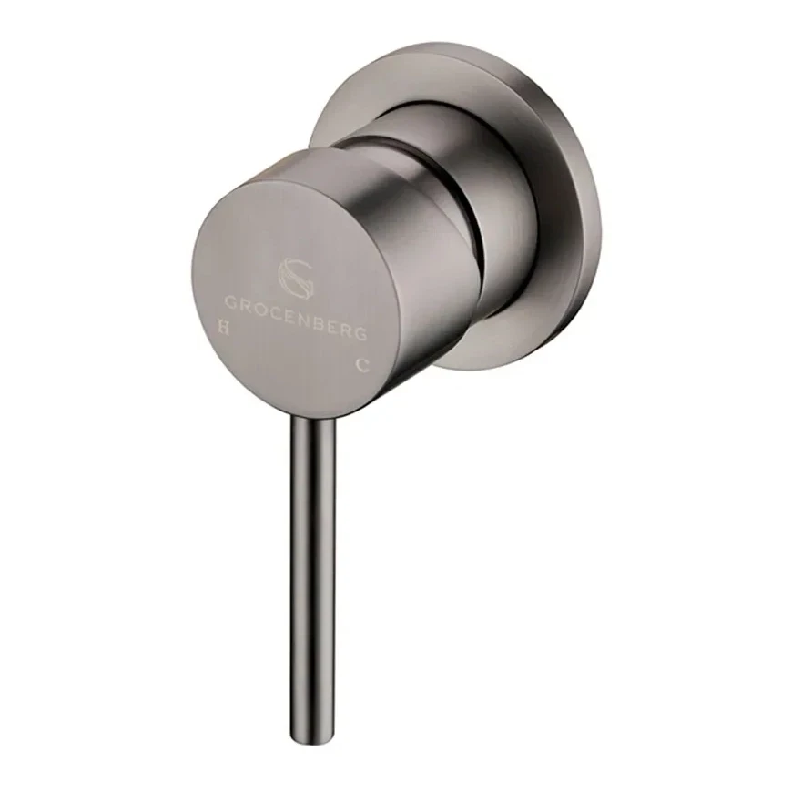 Смеситель встраиваемый для раковины Grocenberg GB511, графит