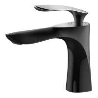 Смеситель для раковины Grocenberg GB2001, черный хром