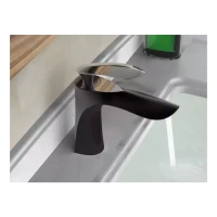 Смеситель для раковины Grocenberg GB2001, черный хром