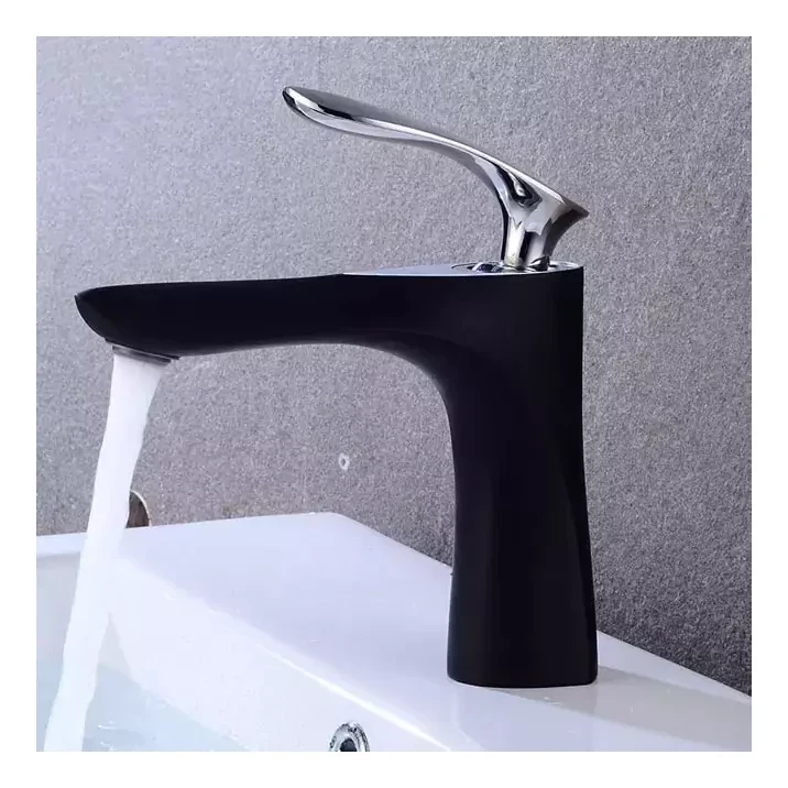 Смеситель для раковины Grocenberg GB2001, черный хром