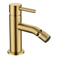 Смеситель для биде Grocenberg GB2094, матовое золото