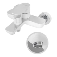 Набор для ванны 3 в 1 Hansberge H7099, белый/хром