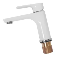 Набор для ванны 3 в 1 Hansberge H7099, белый/хром