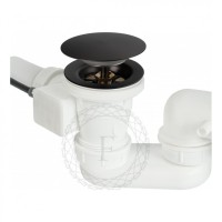 Сифон для ванны полуавтоматический FILARETE FL80, графит