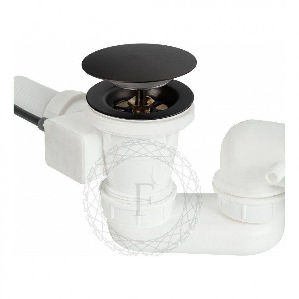 Сифон для ванны полуавтоматический FILARETE FL80, графит