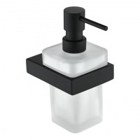 Настенный дозатор для жидкого мыла Grocenberg AC0028, черный матовый Настенный дозатор для жидкого мыла Grocenberg AC0028, черный матовый