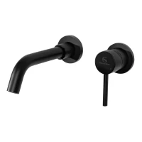 Смеситель встраиваемый для раковины Grocenberg GB511, черный матовый