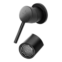 Смеситель встраиваемый для раковины Grocenberg GB511, черный матовый