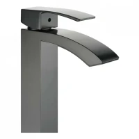 Смеситель для раковины высокий Grocenberg GB3007, графит