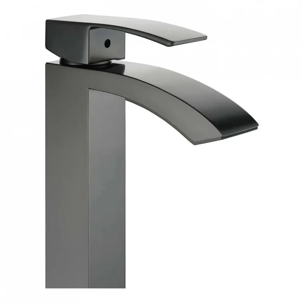 Смеситель для раковины высокий Grocenberg GB3007, графит