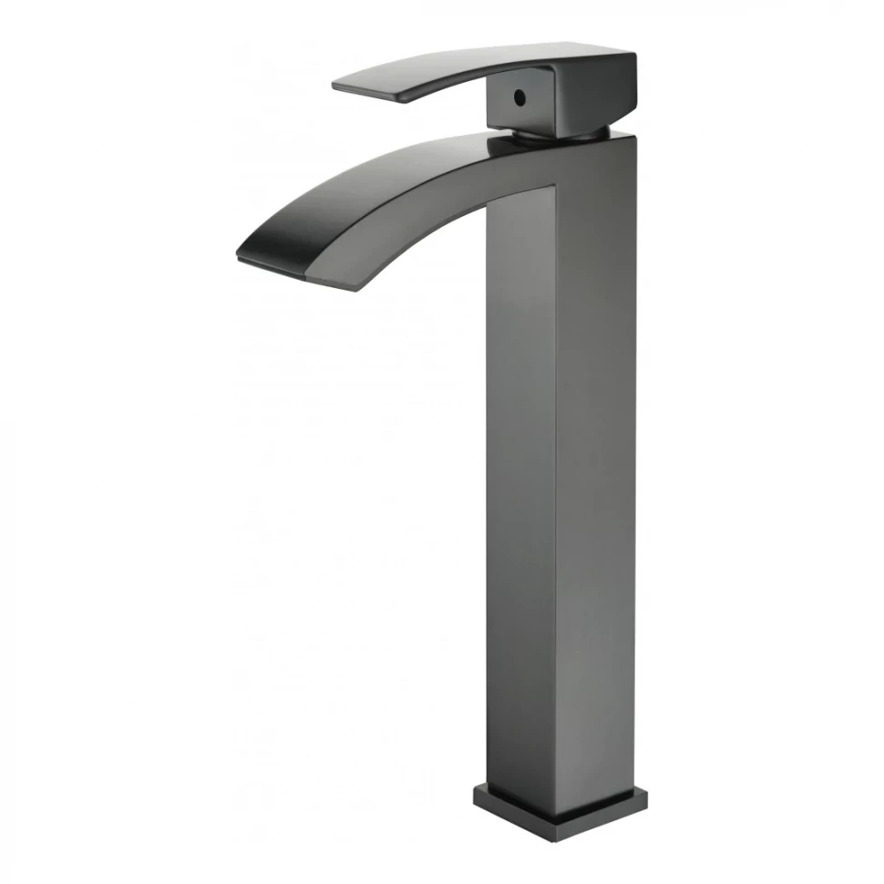 Смеситель для раковины высокий Grocenberg GB3007, графит