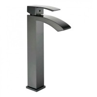 Смеситель для раковины высокий Grocenberg GB3007, графит