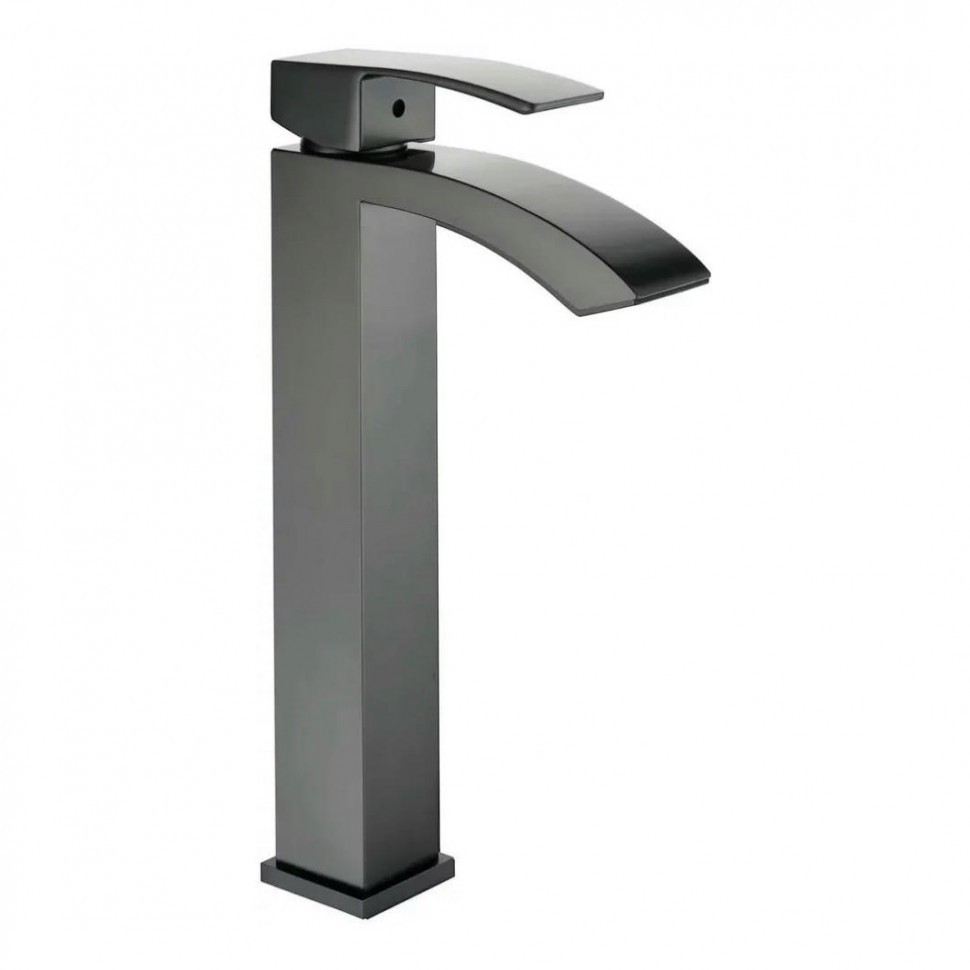 Смеситель для раковины высокий Grocenberg GB3007, графит