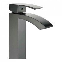 Смеситель для раковины высокий Grocenberg GB3007, графит