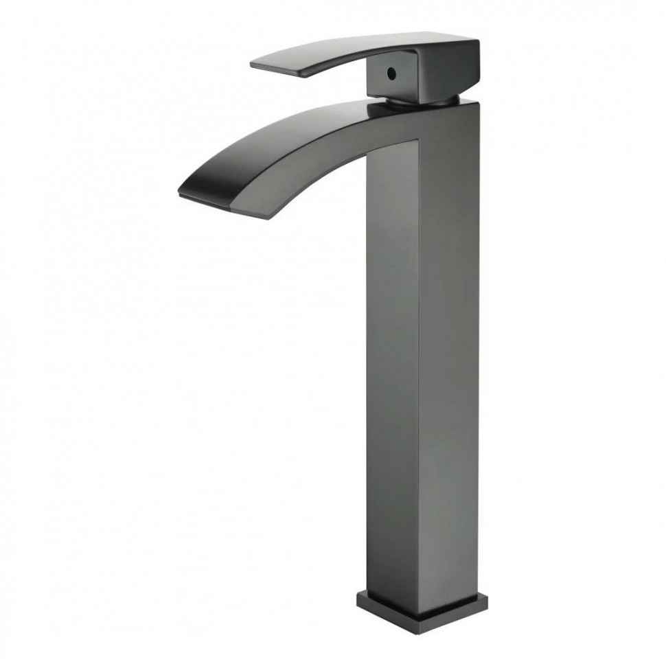 Смеситель для раковины высокий Grocenberg GB3007, графит