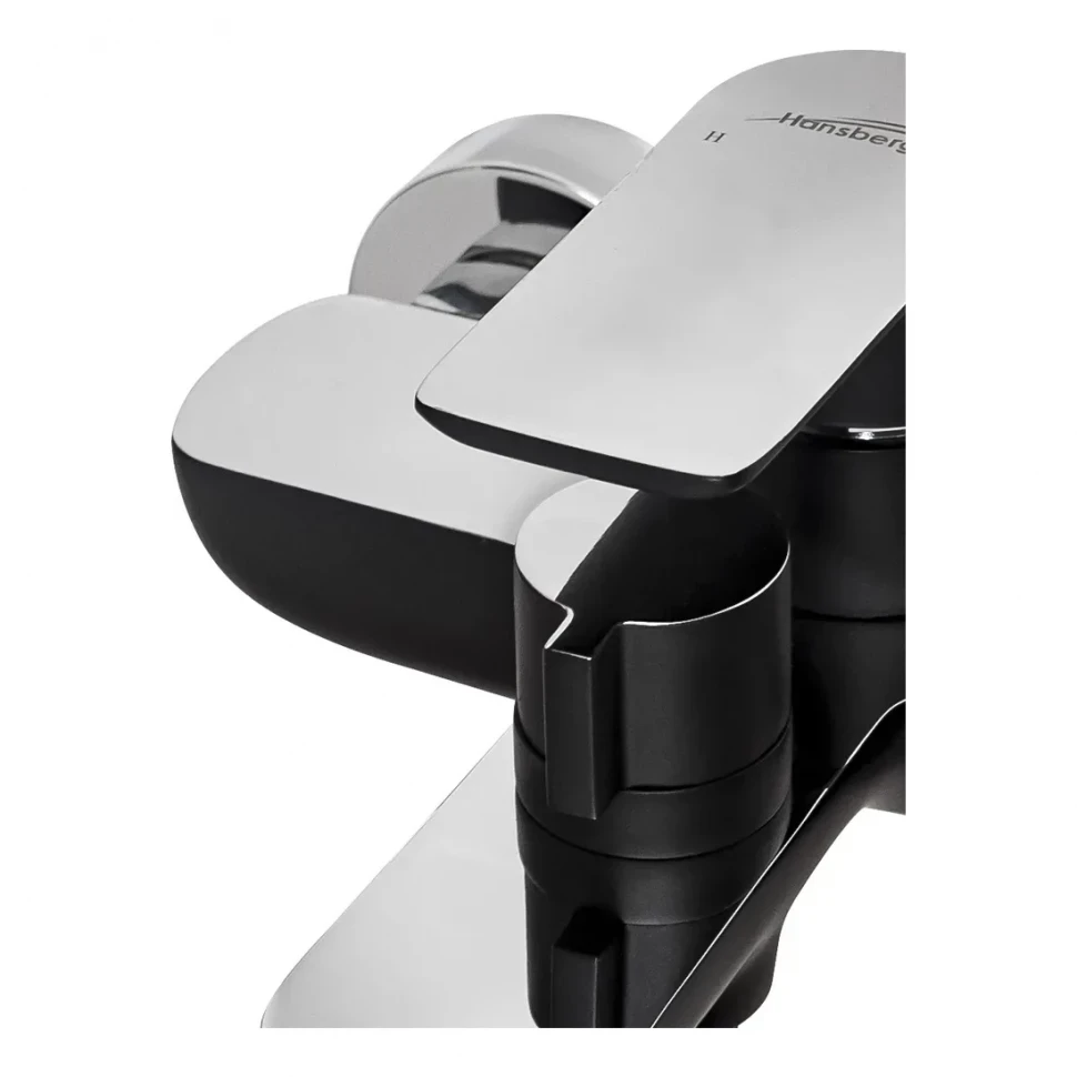 Набор для ванны 3 в 1 Hansberge H7099, черный хром