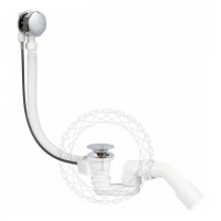 Сифон для ванны полуавтоматический FILARETE FL80, хром