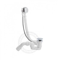 Сифон для ванны полуавтоматический FILARETE FL80, хром