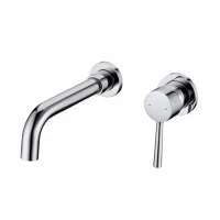 Смеситель встраиваемый для раковины Grocenberg GB511, хром