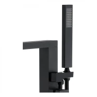 Смеситель напольный для ванны Grocenberg GB800, черный матовый