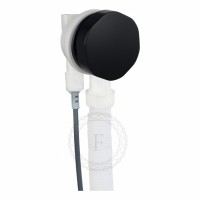 Сифон для ванны полуавтоматический FILARETE FL80, черный матовый