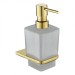 Настенный дозатор для жидкого мыла Grocenberg AC0064, золото глянец