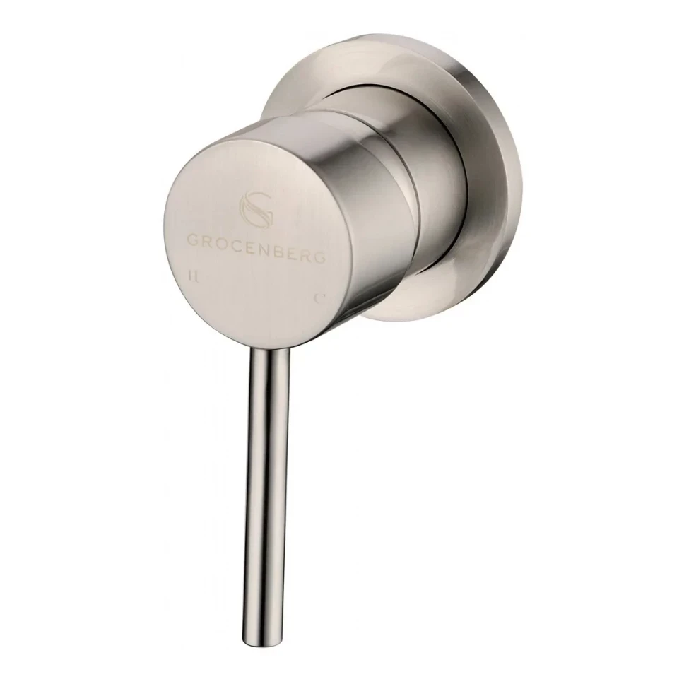 Смеситель встраиваемый для раковины Grocenberg GB511, никель