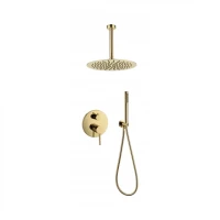 Душевая система скрытого монтажа Grocenberg GB5099GO-4, золото глянец