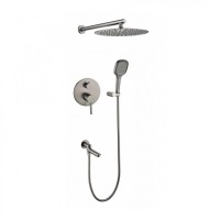 Душевая система скрытого монтажа Grocenberg GB5001, графит