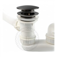 Сифон для ванны автоматический FILARETE FL90, графит