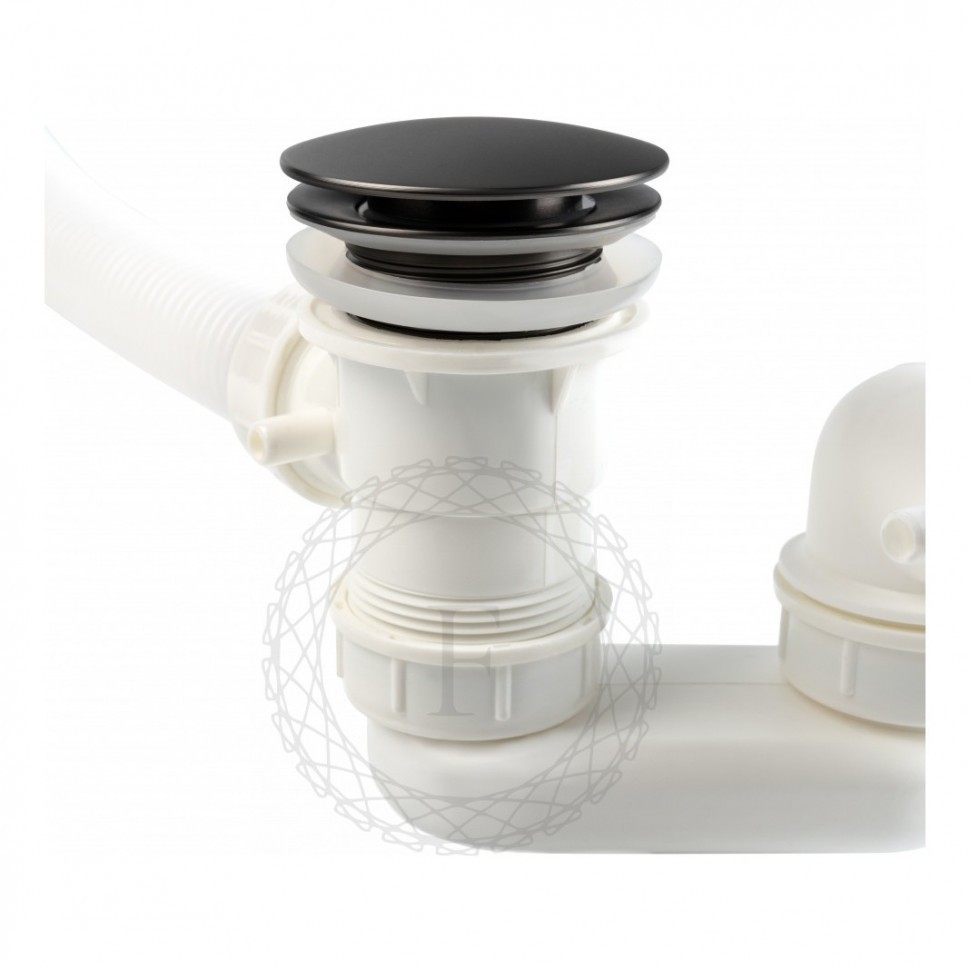 Сифон для ванны автоматический FILARETE FL90, графит