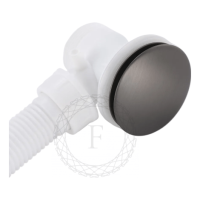 Сифон для ванны автоматический FILARETE FL90, графит