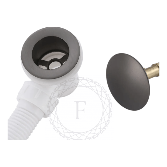 Сифон для ванны автоматический FILARETE FL90, графит