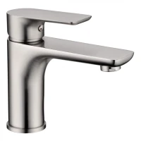 Смеситель для раковины Grocenberg GB2009, никель