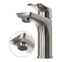 Смеситель для раковины Grocenberg GB2009, никель