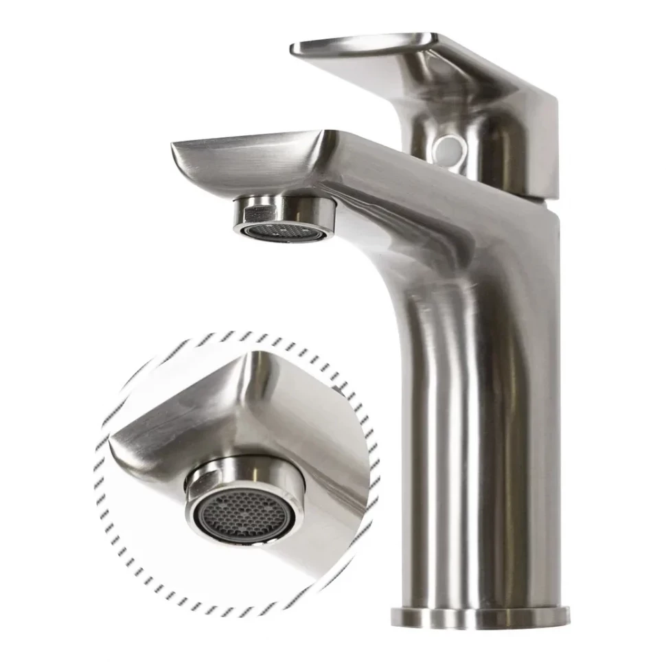 Смеситель для раковины Grocenberg GB2009, никель