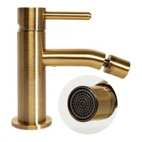 Смеситель для биде Hansberge H1094, бронза