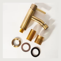 Смеситель для биде Hansberge H1094, бронза