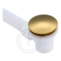 Сифон для ванны автоматический FILARETE FL90, матовое золото