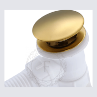 Сифон для ванны автоматический FILARETE FL90, матовое золото