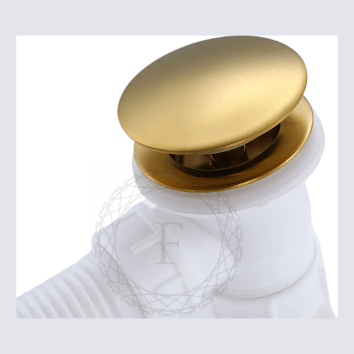 Сифон для ванны автоматический FILARETE FL90, матовое золото